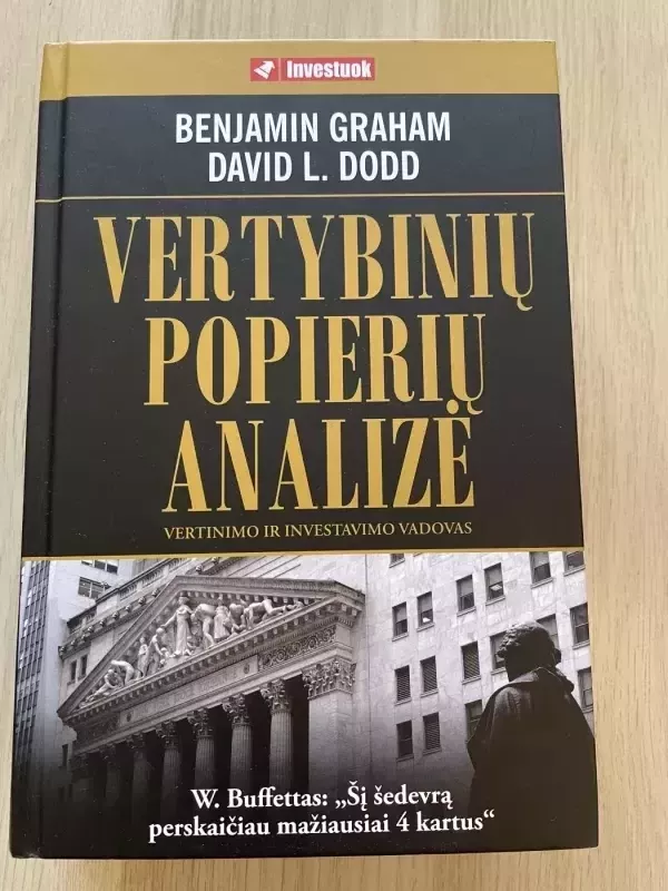 Vertybinių popierių analizė - Benjamin Graham, David L.Dood, knyga