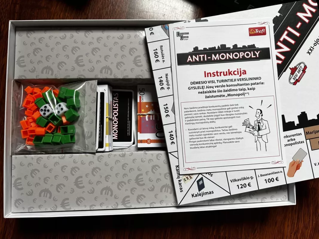 Anti-Monopoly (lietuvių kalba) - , stalo žaidimas
