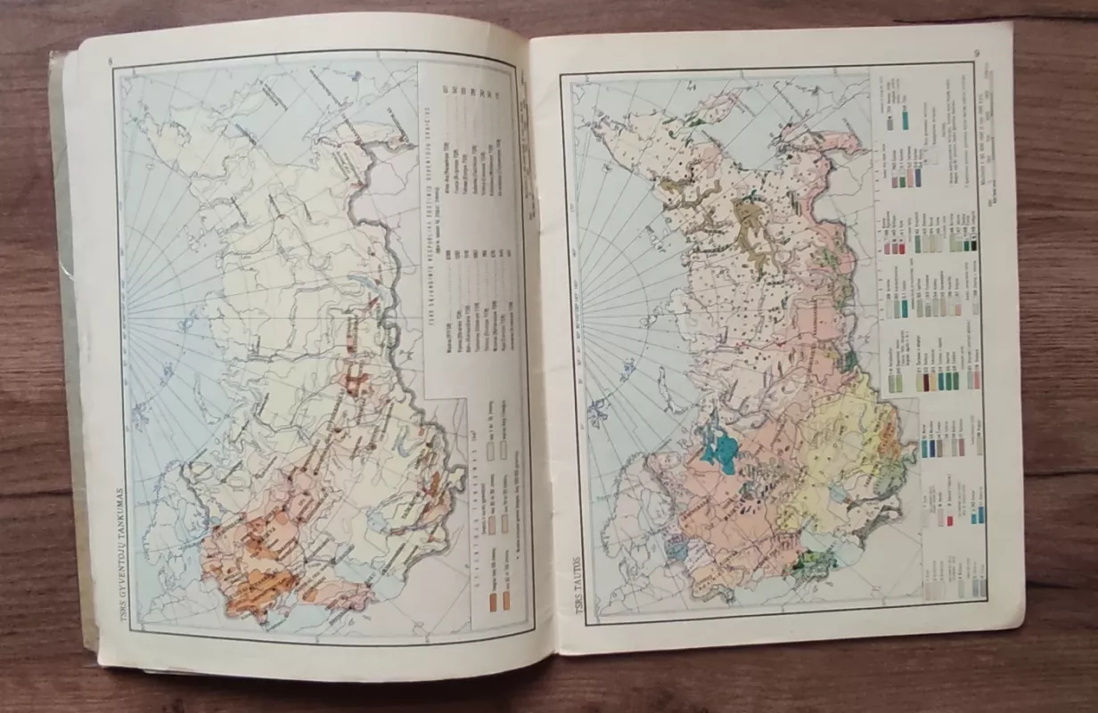 TSR geografijos atlasas  VII - VIII klasei - Autorių grupė, knyga 2