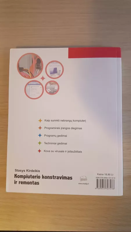 Kompiuterio konstravimas ir remontas. III papildytas ir atnaujintas leidimas - Stasys Kirdeikis, knyga 3