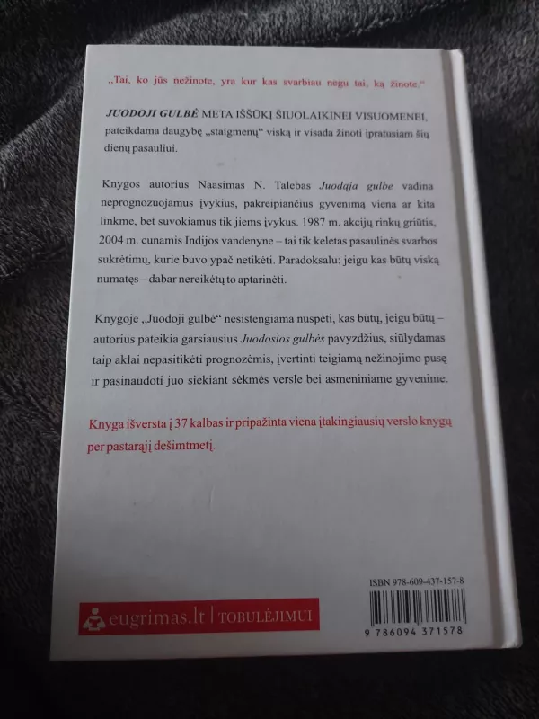 Juodoji gulbe - Nassim Nicholas Taleb, knyga 3