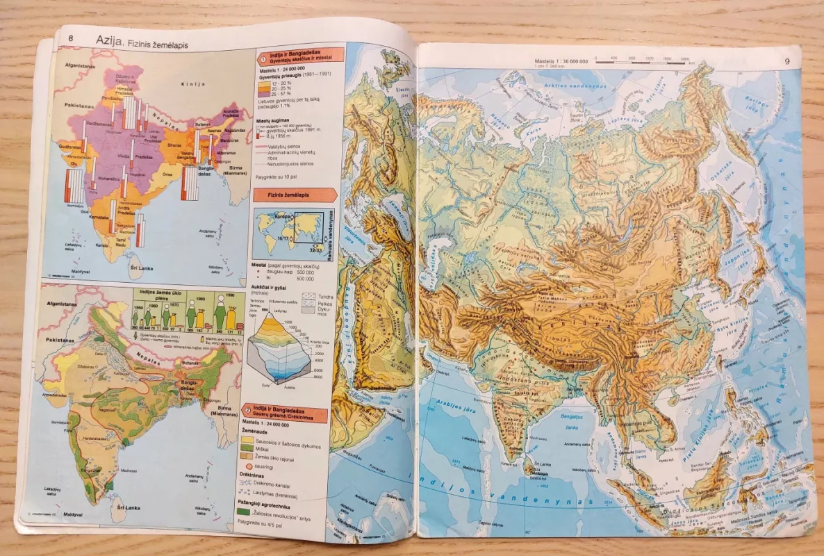 Pasaulio atlasas. Azija, Afrika, Amerika, Australija, Antarktida - Autorių Kolektyvas, knyga 3