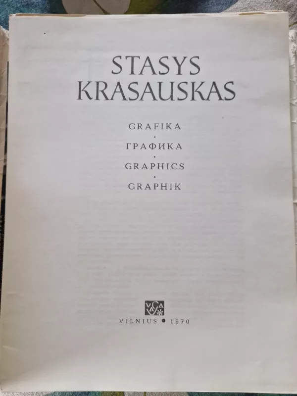 S. Krasauskas. Grafika - Stasys Krasauskas, knyga 4