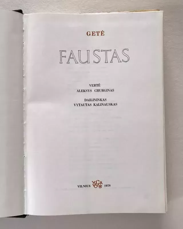 Faustas (Drama) - J. V. Getė, knyga 4