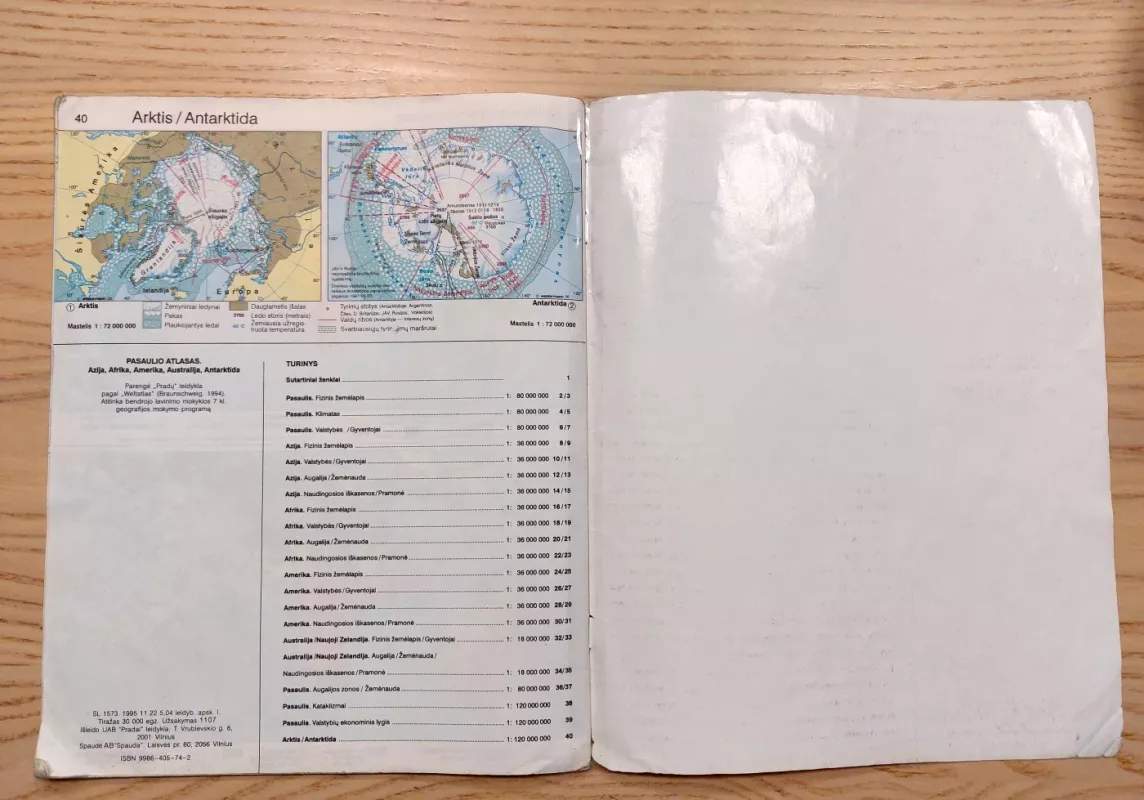 Pasaulio atlasas. Azija, Afrika, Amerika, Australija, Antarktida - Autorių Kolektyvas, knyga 4