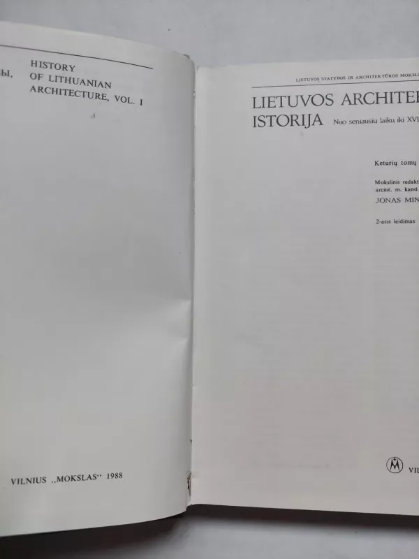 Lietuvos architektūros istorija I: nuo seniausių laikų iki XVII a. vidurio - Autorių Kolektyvas, knyga 3