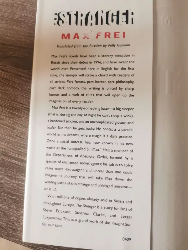 The Stranger - Max Frei, knyga 6