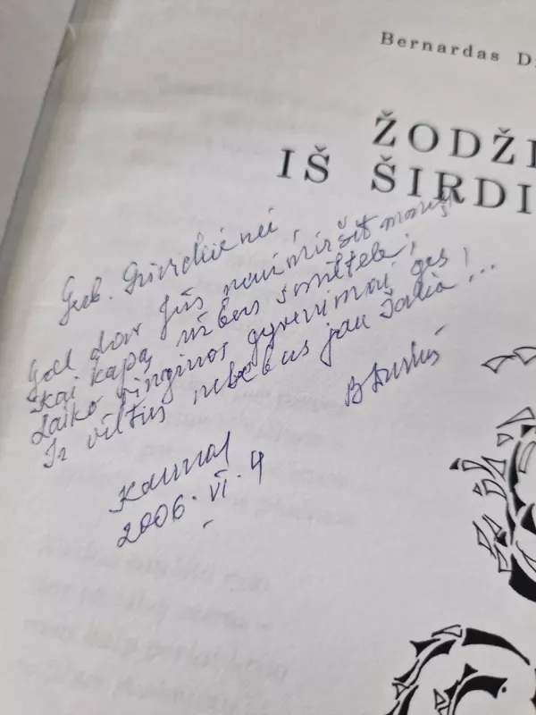 1. Gyvenimo vijoklis 2. Žodžiai iš širdies - Bernardas Druskis, knyga 5