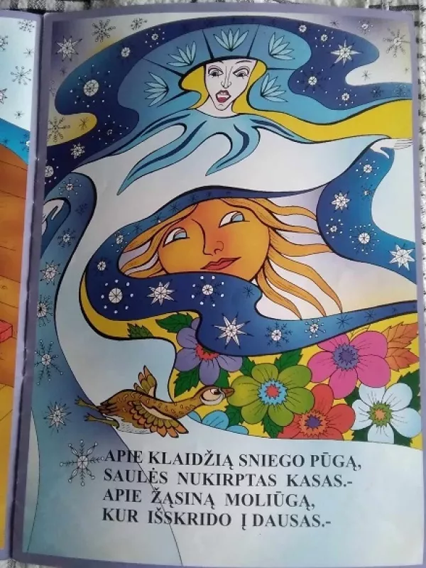 Senelės pasaka (Apšerkšniję mūsų žiemos). Iliustruota pasaka - Salomėja Nėris, knyga 3