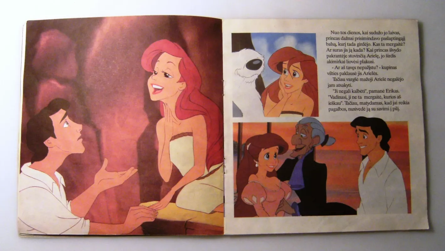 Undinėlė ir jūrų ragana - Walt Disney, knyga 4