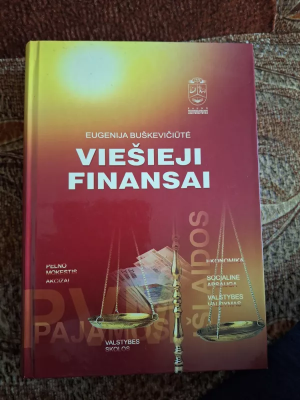 Viešieji finansai - Eugenija Buškevičiūtė, knyga 2
