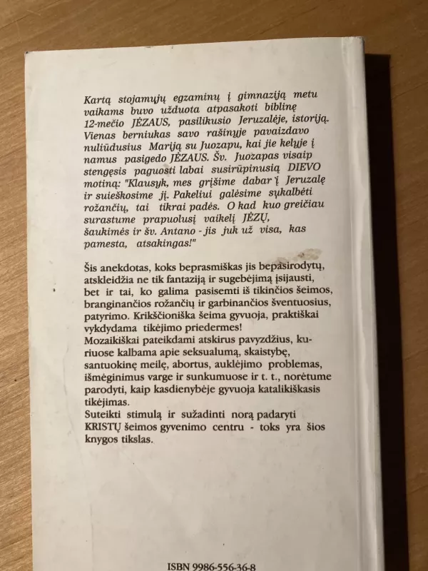 Šeima ir tikėjimas - Jūratė Baltušienė, knyga 3