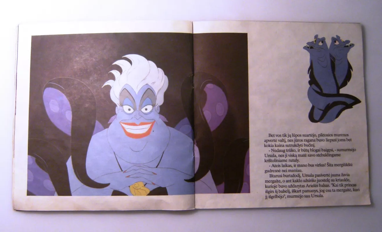 Undinėlė ir jūrų ragana - Walt Disney, knyga 5