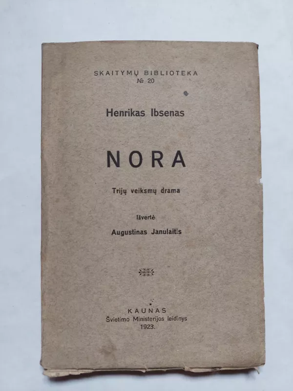 Nora - Henrikas Ibsenas, knyga 2