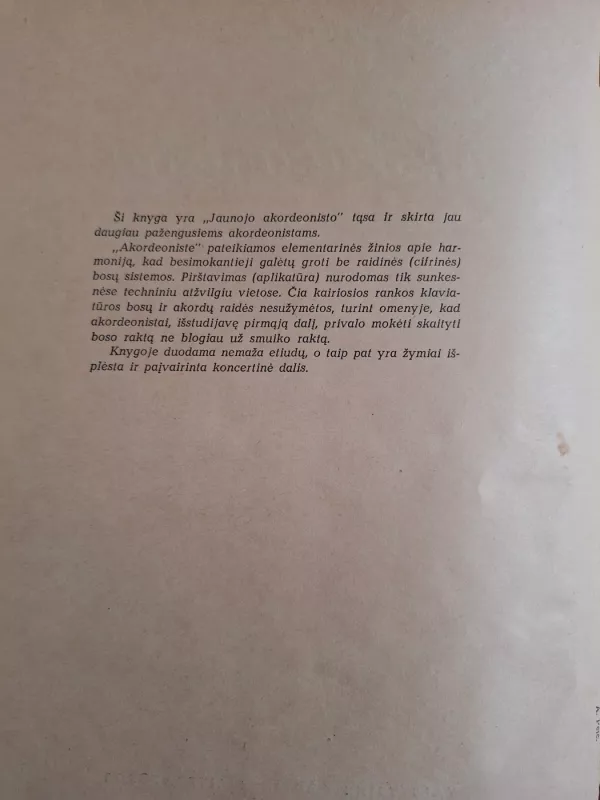 Akordeonistas - Povilas Četkauskas, knyga 3