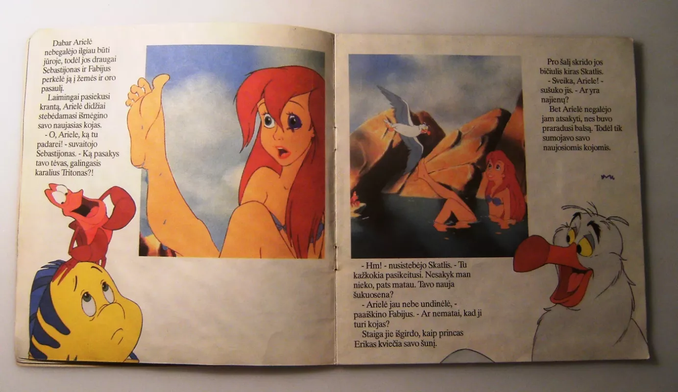 Undinėlė ir jūrų ragana - Walt Disney, knyga 3