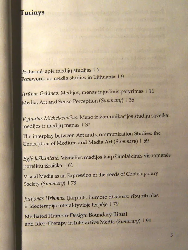 Medijų studijos: filosofija, komunikacija, menas - Vytautas Michelkevičius, knyga 6