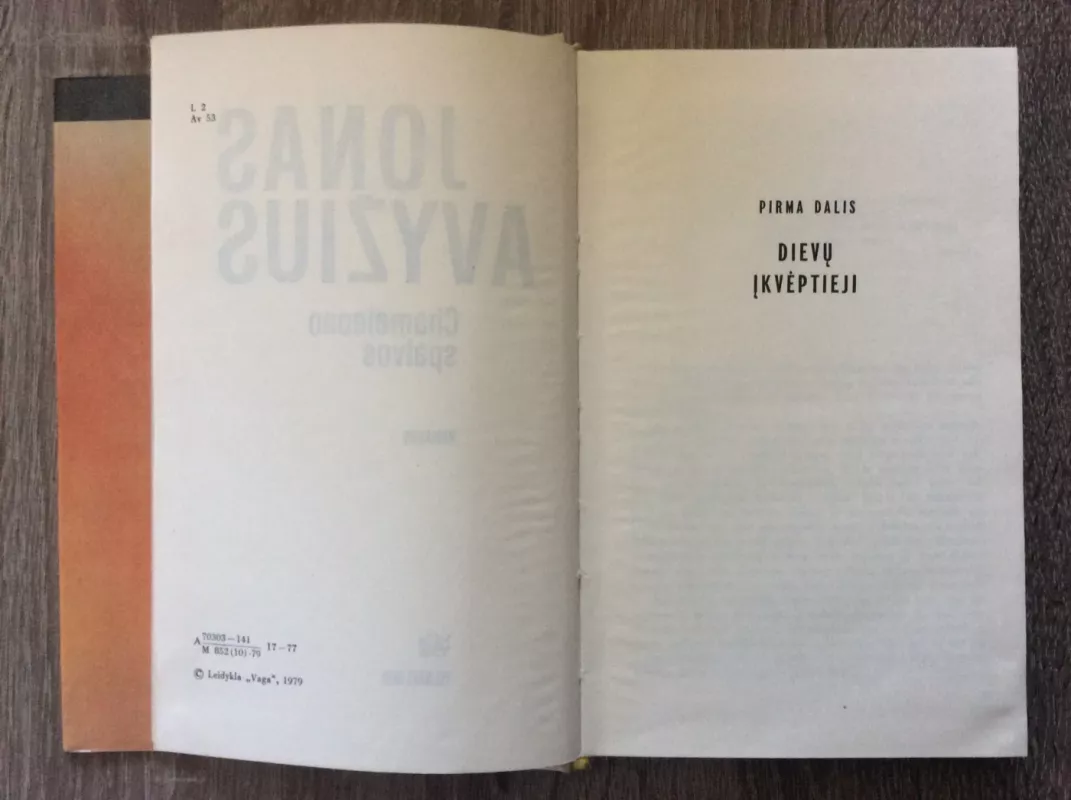 Chameleono spalvos - Jonas Avyžius, knyga 4