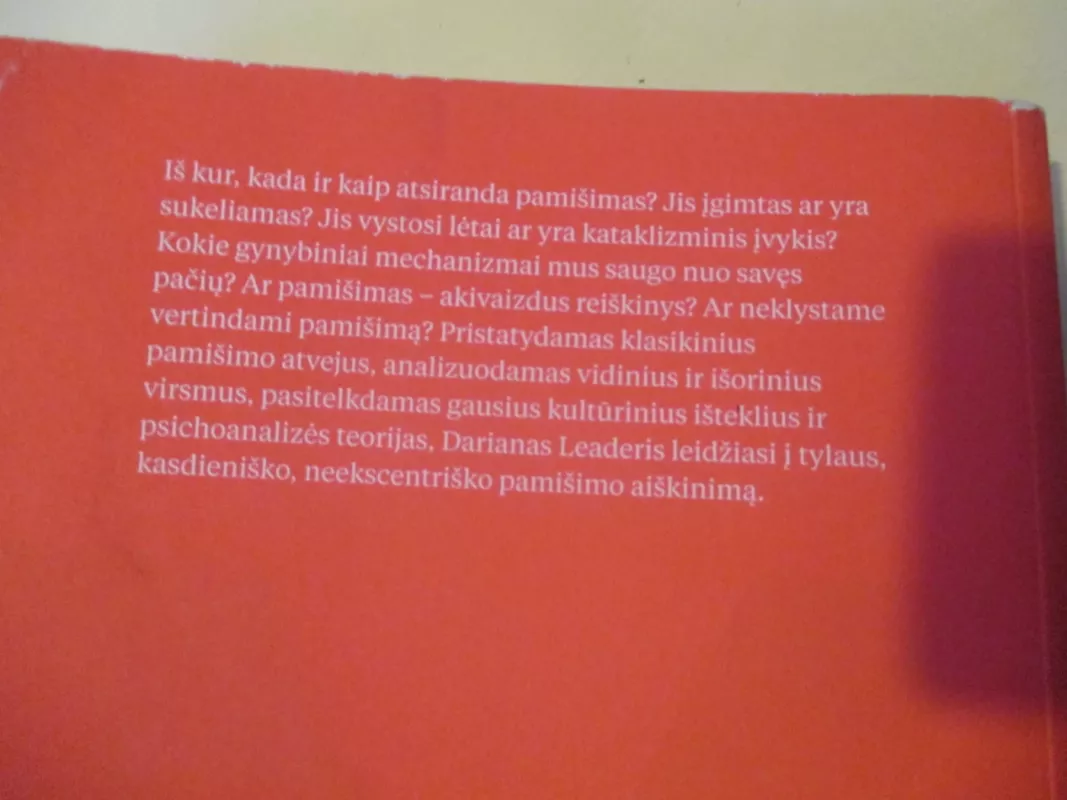 Kas yra pamišimas? - Darian Leader, knyga 5