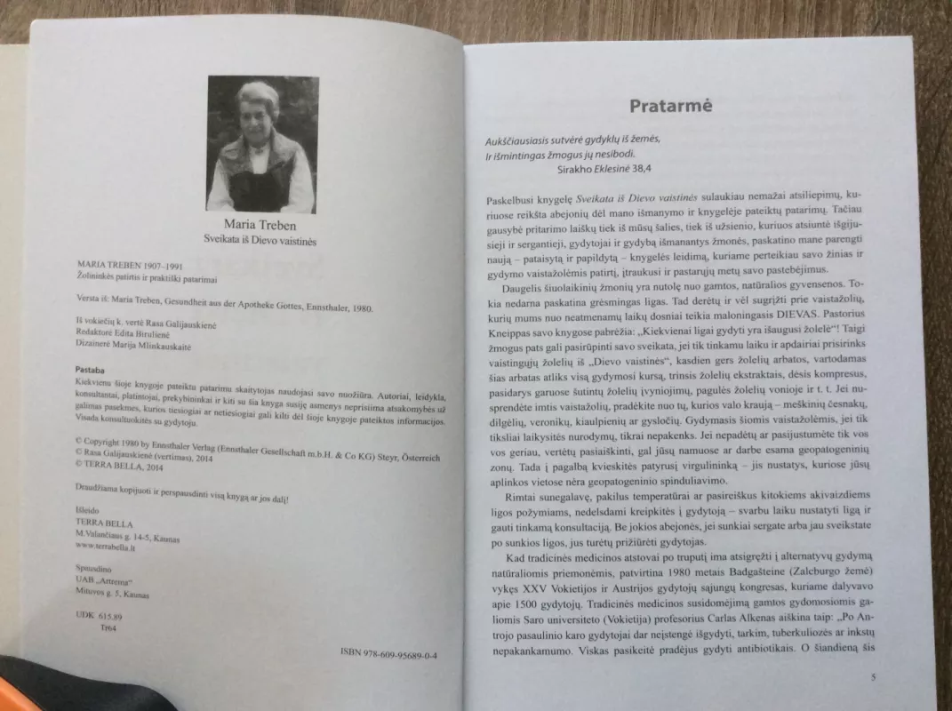 Sveikata iš Dievo vaistinės - Maria Treben, knyga 3
