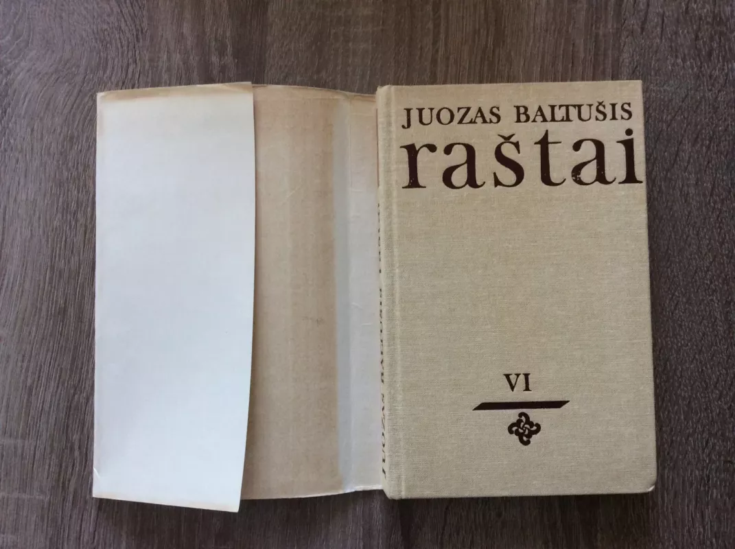 Raštai. 6 tomas - Juozas Baltušis, knyga 3