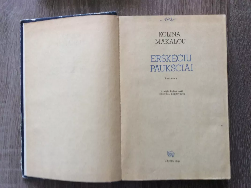 Erškėčių paukščiai - Kolina Makalou, knyga 3