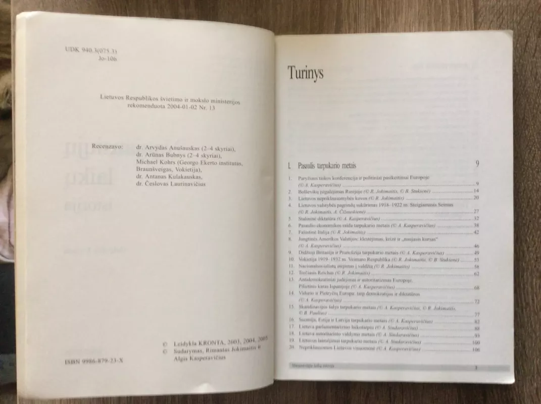 Naujausiųjų laikų istorija 10 - Algis Kasperavičius, knyga 3