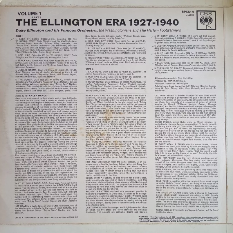 Duke Ellington And His Famous Orchestra* - The Ellington Era 1927-1940: Volume One, Part One - Duke Ellington And His Famous Orchestra*, plokštelė 3