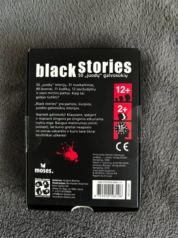 Black Stories - , stalo žaidimas 3