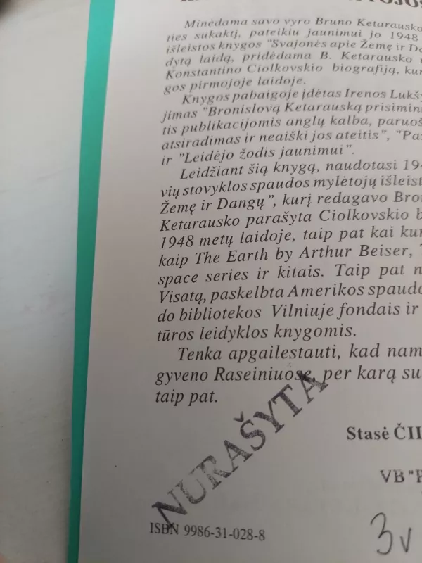 Svajonės apie žemę ir dangų - Bronislovas Ketarauskas, knyga 4