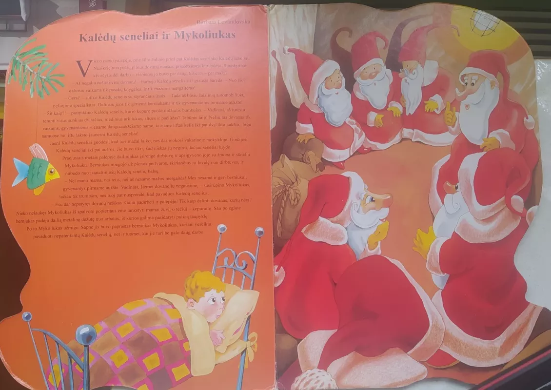 Kalėdų senelis. Užduotys, pratybos, minklės - Barbara Levandovska, knyga 4