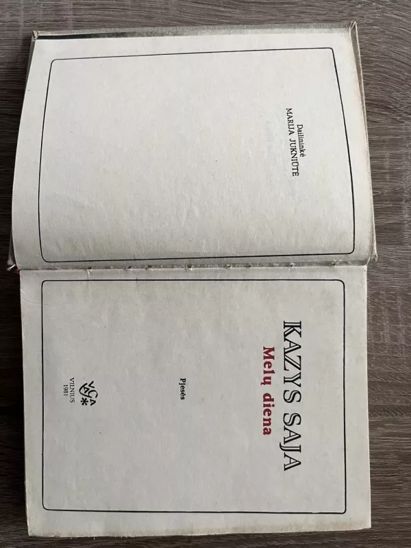 Melų diena - Kazys Saja, knyga 3