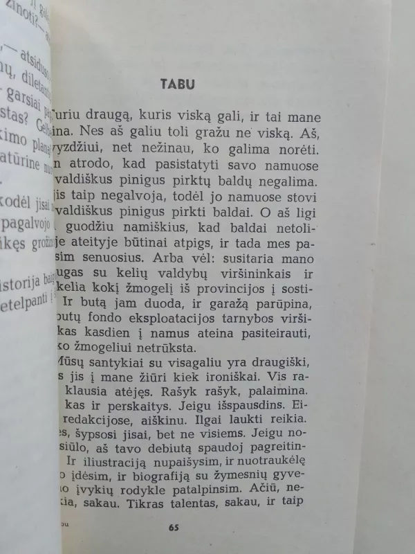 Tabu: Humoreskos - K. Bagdonavičius, knyga 5