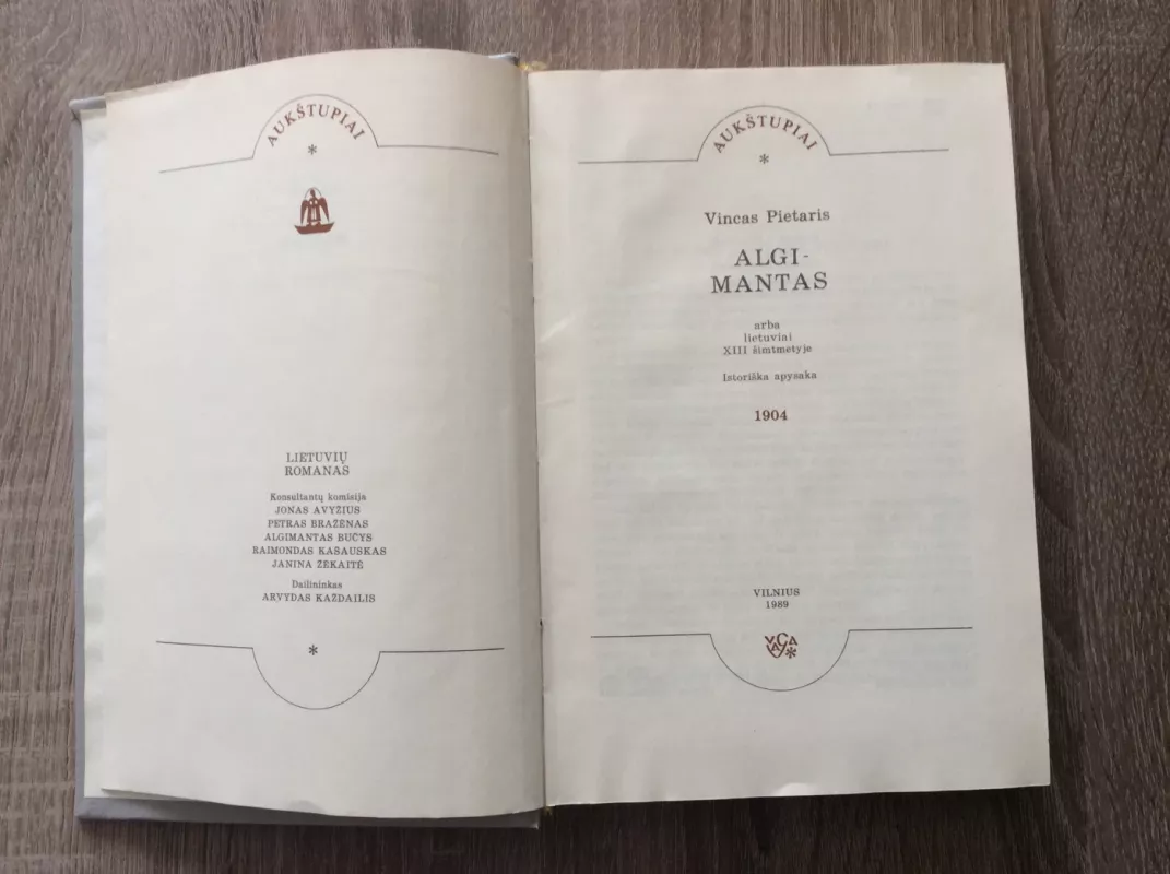 Algimantas - Vincas Pietaris, knyga 3