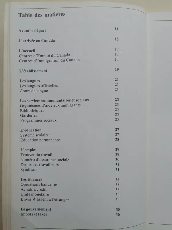 La vie au Canada - Autorių Kolektyvas, knyga 3