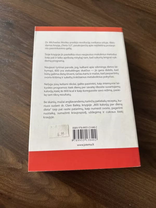 800 kalorijų per dieną dieta - Michael Mosley, knyga 3