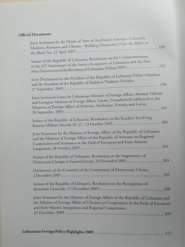 Lithuanian foreign policy review 2005 1-2(15-16) - Autorių Kolektyvas, knyga 6