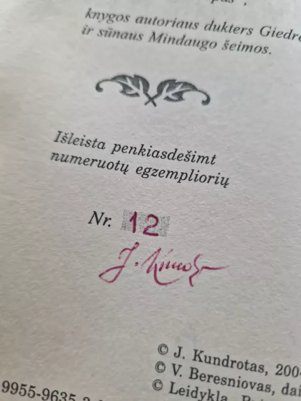 Sakmė apie knygnešį - Juozas Kundrotas, knyga 2