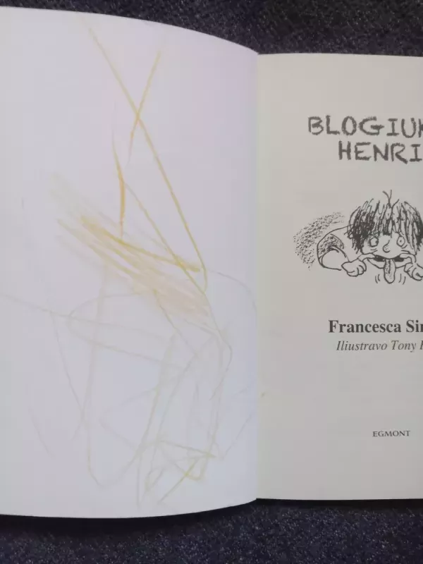 Blogiukas Henris - Francesca Simon, knyga 4