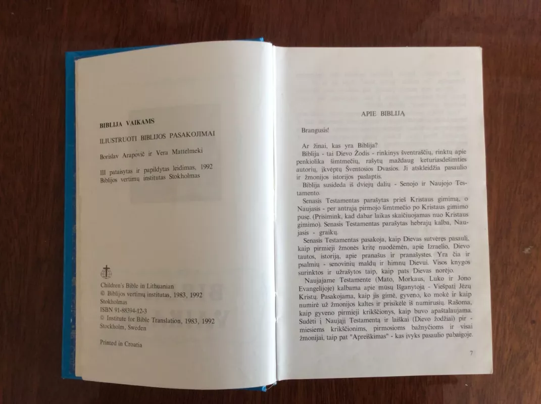 Biblija vaikams - vaikams Biblija, knyga 5