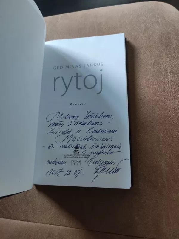 Rytoj - Gediminas Jankus, knyga 3
