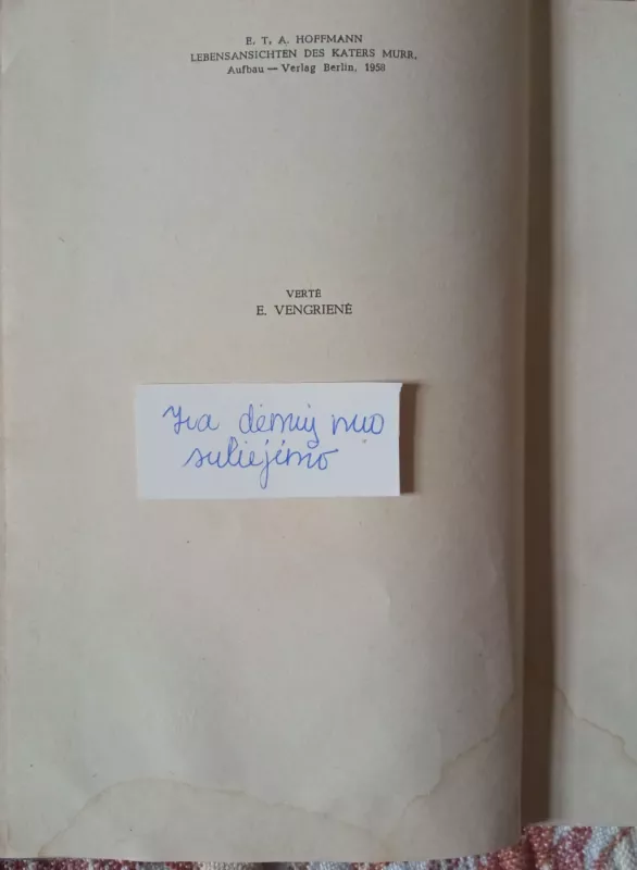 Katino Murklio pažiūros į gyvenimą - Autorių Kolektyvas, knyga 3