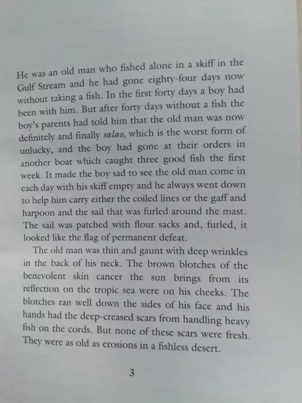 The old man and the sea - Ernest Hemingway, knyga 5