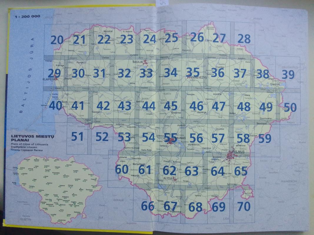 Lietuvos autokelių atlasas (1:200 000) - Autorių Kolektyvas, knyga 3