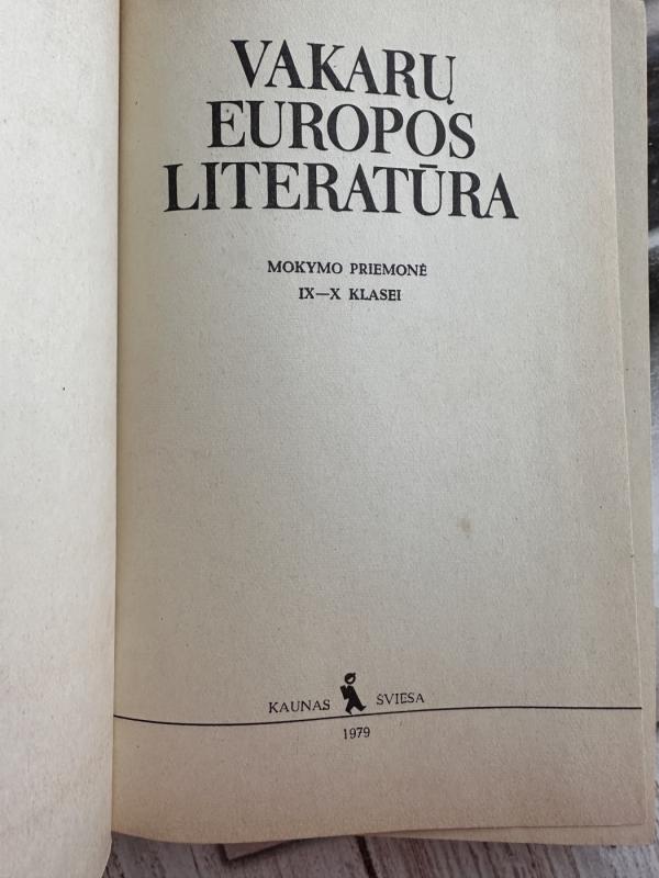 Vakarų Europos literatūra (9-10 kl.) - Autorių Kolektyvas, knyga 3