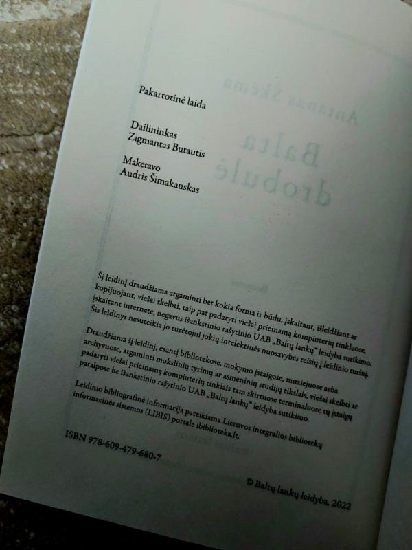 Balta drobulė - Antanas Škėma, knyga 5