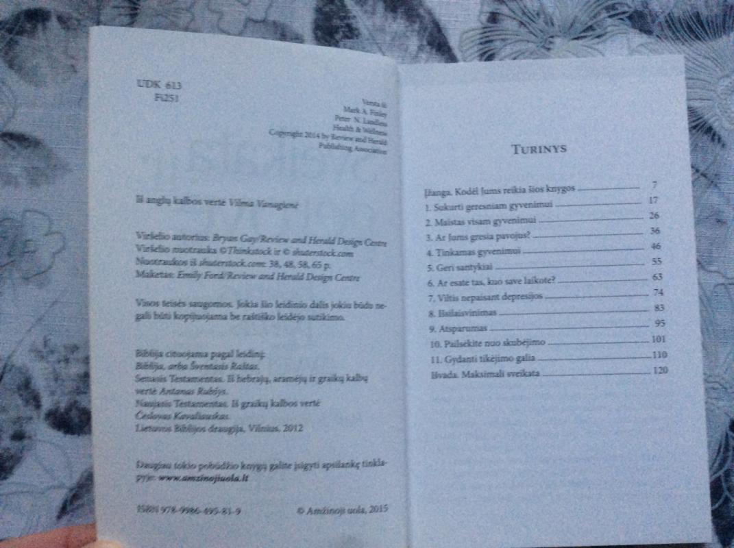 Sveikata ir gerovė : paslaptys, kurios pakeis Jūsų gyvenimą - Mark Finley, knyga 3