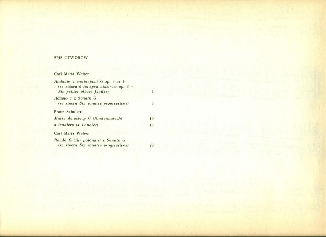 Weber-Schubert. Selected Pieces.Piano Duets.1 - Adam Rieger., knyga 3
