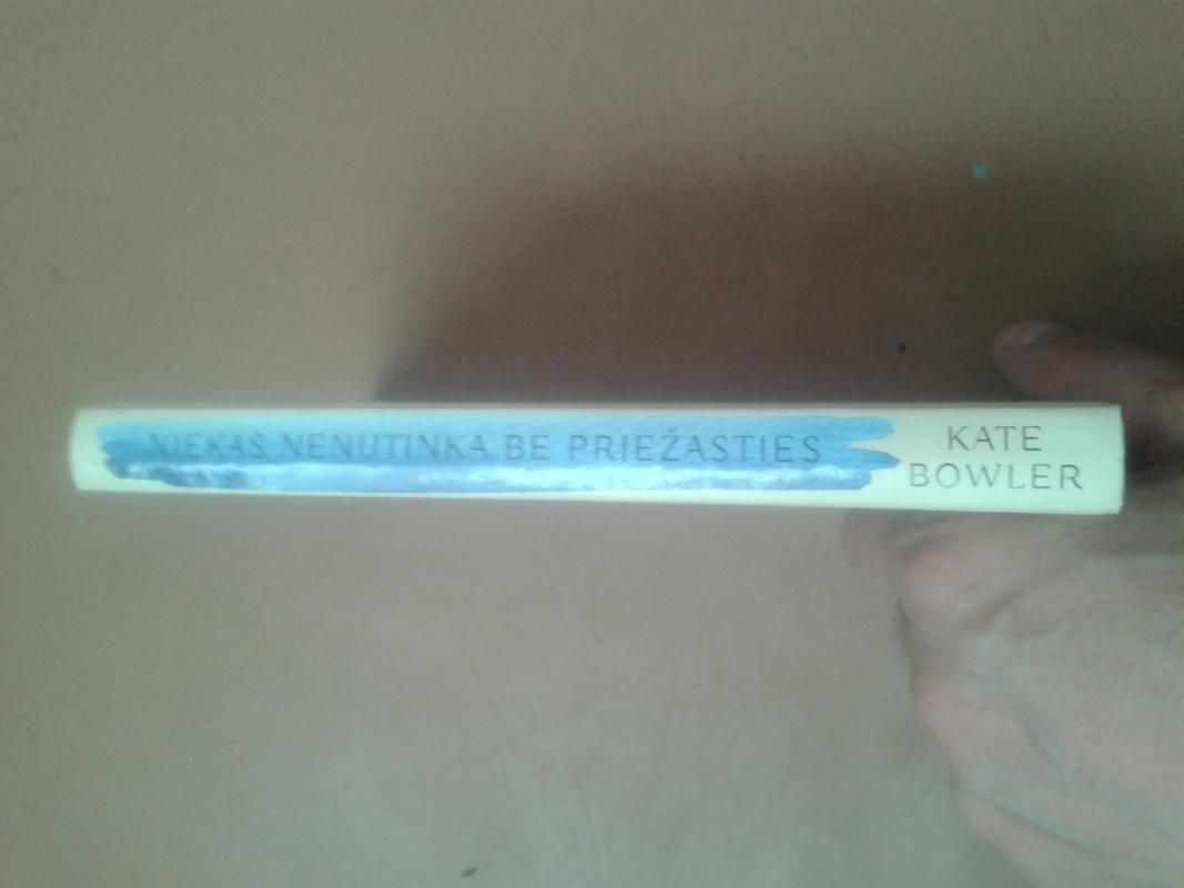 Niekas nenutinka be priežasties: ir kiti melai, kurie man patiko - Kate Bowler, knyga 3
