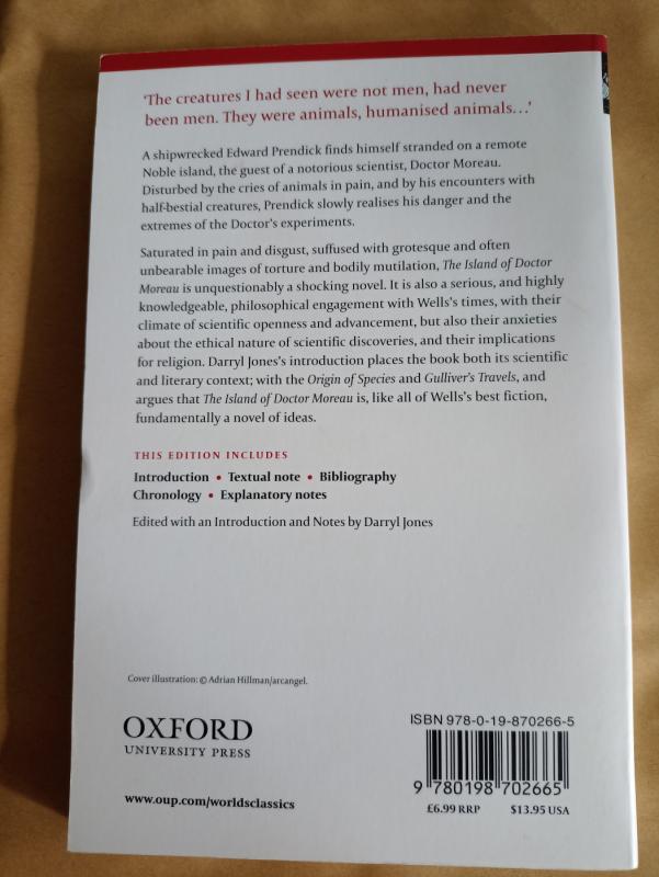The Island of Doctor Moreau - H.G. Wells, knyga 3